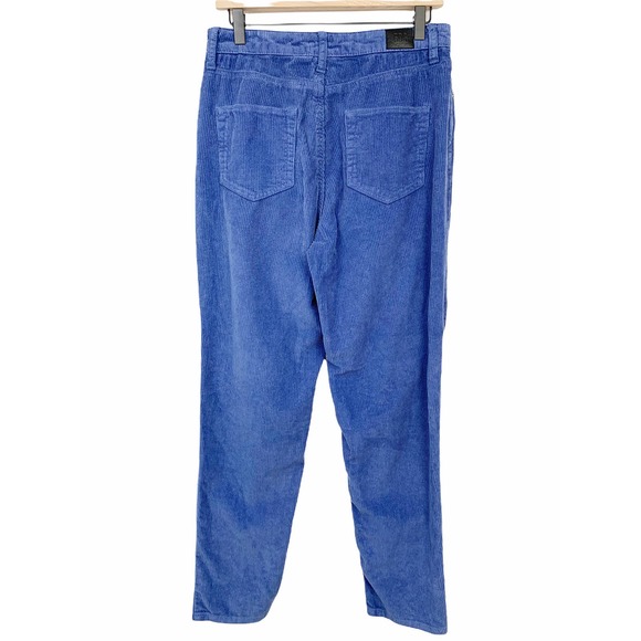 BDG Urban Outfitters High Rise Mom Corduroy Pants Blue Size 29 Straight Leg - Picture 2 of 10